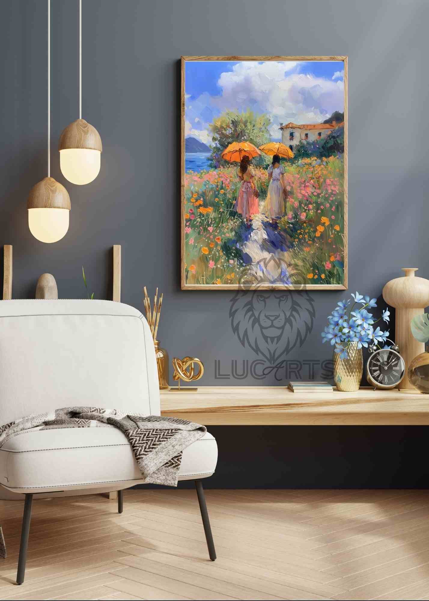 "A Stroll Through Summer Blooms"