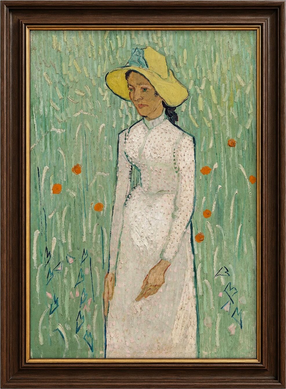 Girl in White de Vincent van Gogh