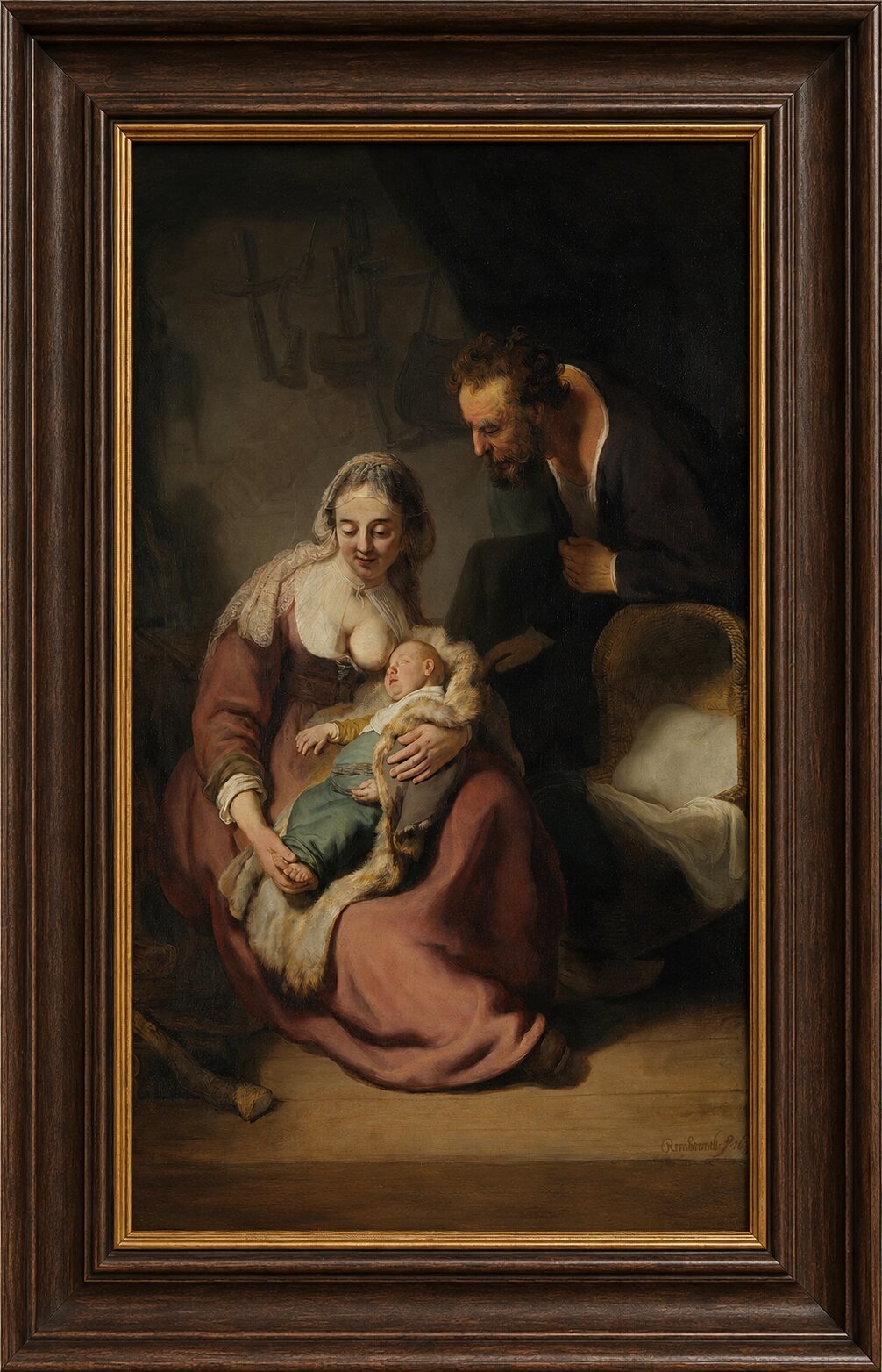The Holy Family de Rembrandt